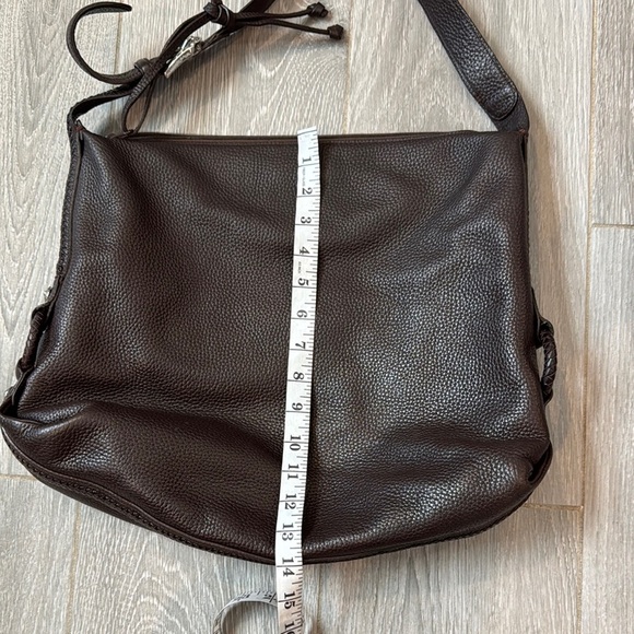 Brighton Dark Brown Leather Shoulder Bag - Picture 3 of 9